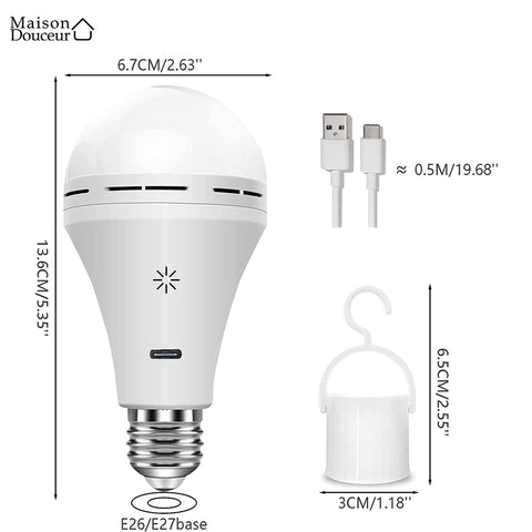 Ampoule LED rechargeable