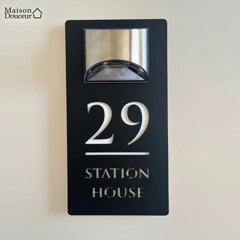 Plaque de maison sur mesure
